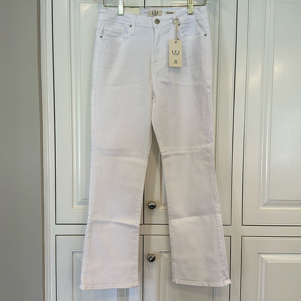 L.T.J denim jeans - white - NWT!